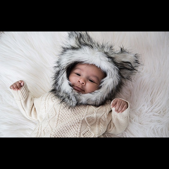 kids wolf hat